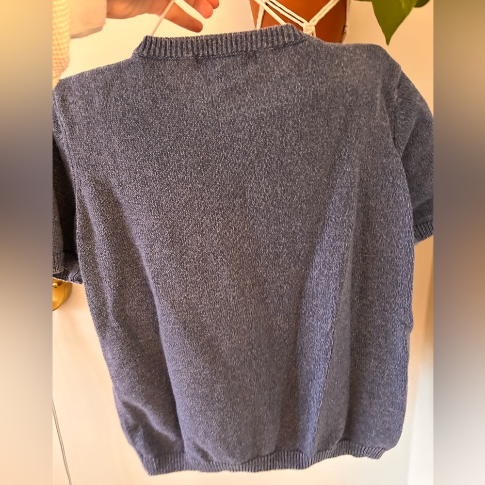 |SOLD| Embroidered vintage short sleeve sweater - Picture 4 of 4